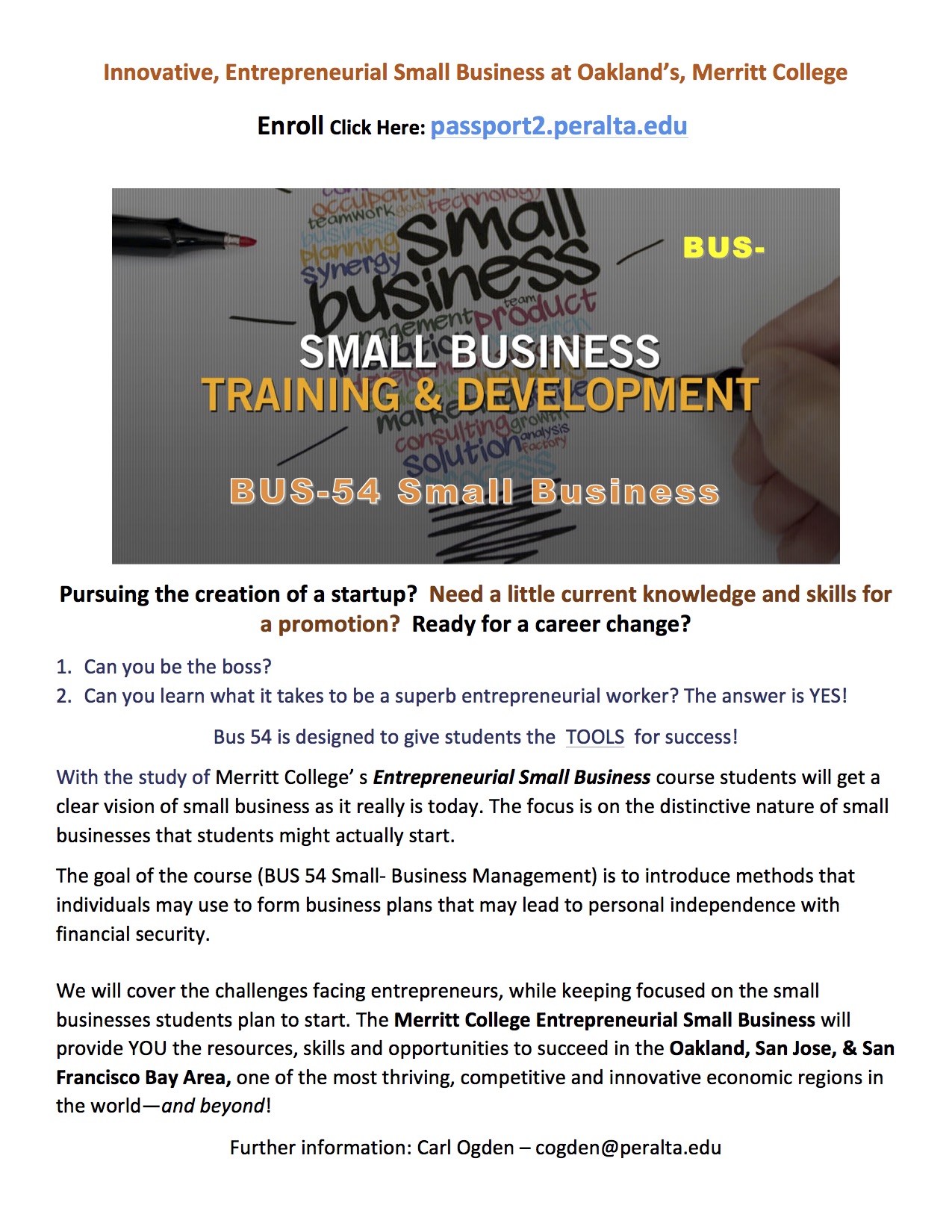 1 2 3 small business flyer bus 54 late start with