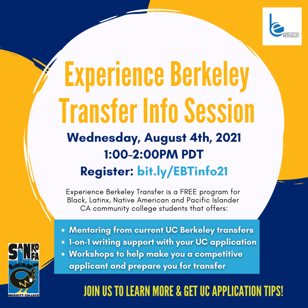 Experience Berkley Transfer Info Session